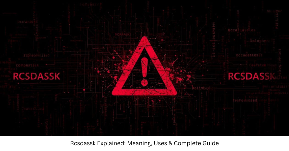 Rcsdassk Explained: Meaning, Uses & Complete Guide