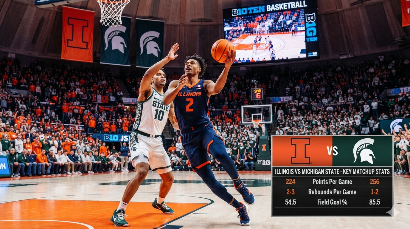 illinois fighting illini men’s basketball vs michigan state spartans men’s basketball stats Guide