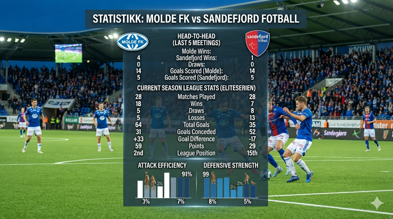 Complete Statistik Molde vs Sandefjord: H2H, Stats & Guide